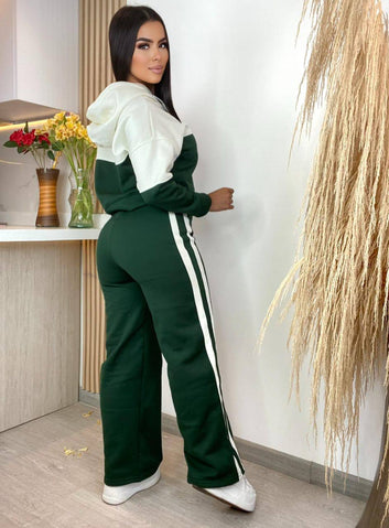 Conjunto de sudadera oversize invierno